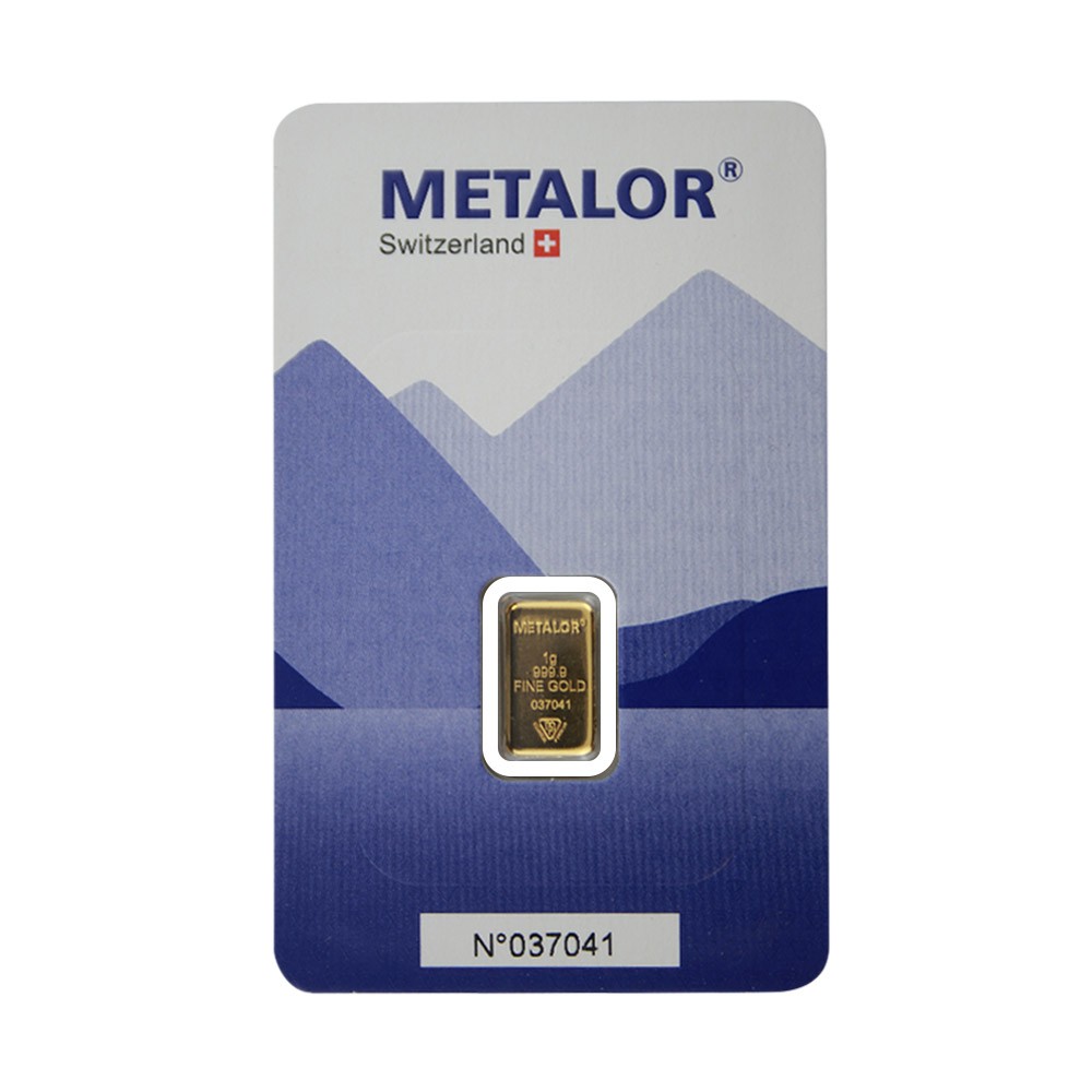 1g Gold Bar | Metalor