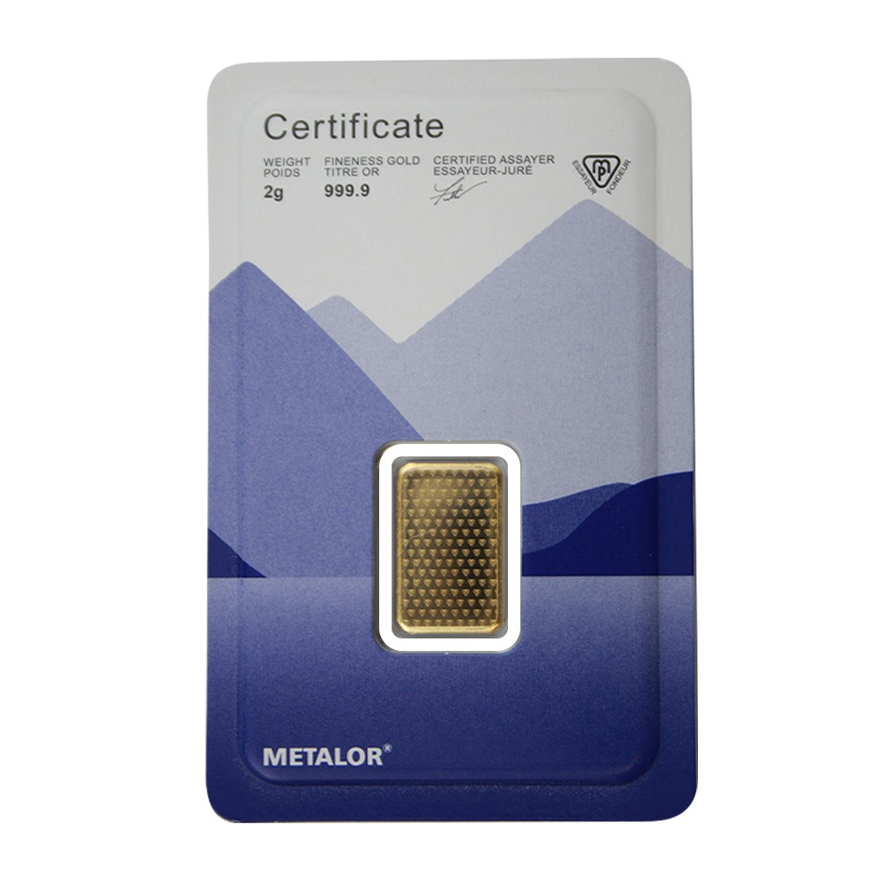 2g Gold Bar | Metalor
