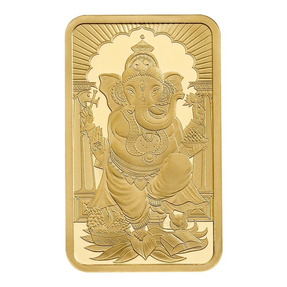 5g Ganesh Gold Minted Bar | The Royal Mint