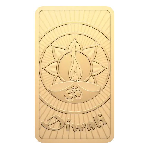 10g Pure Gold Diwali Bar | Royal Canadian Mint