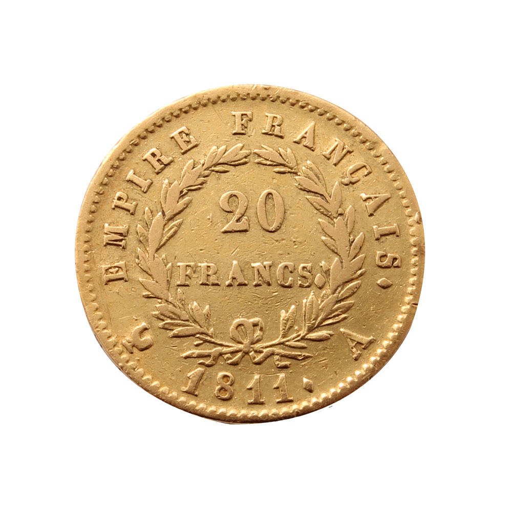 1811 20 Franc Gold Coin