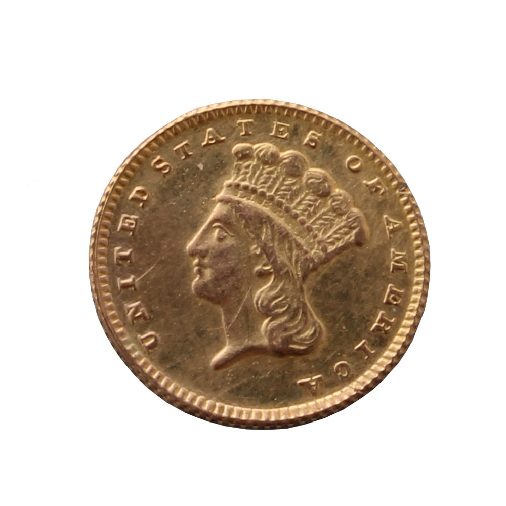 1862 US $1 Gold Coin