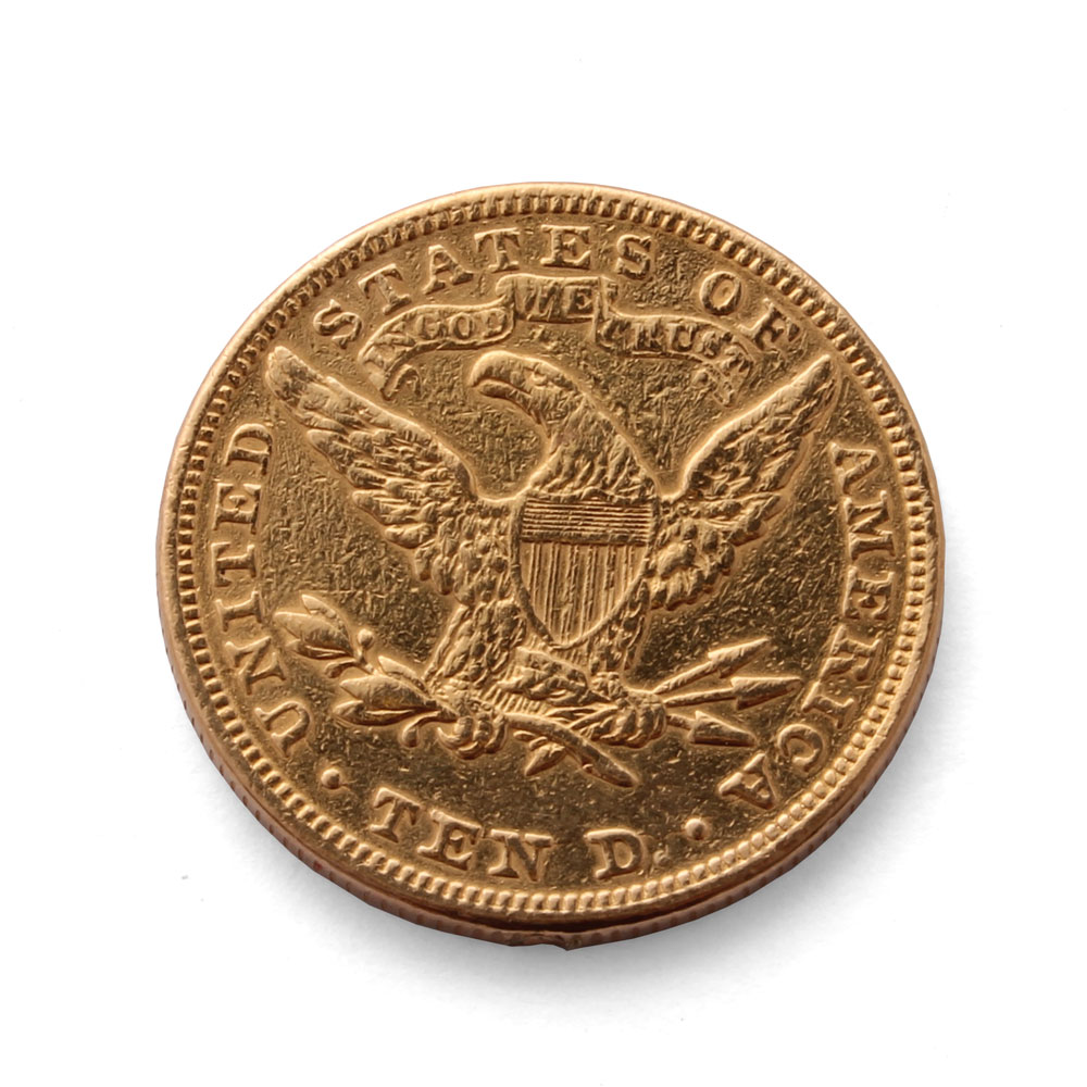 1881 US $10 Gold Coin