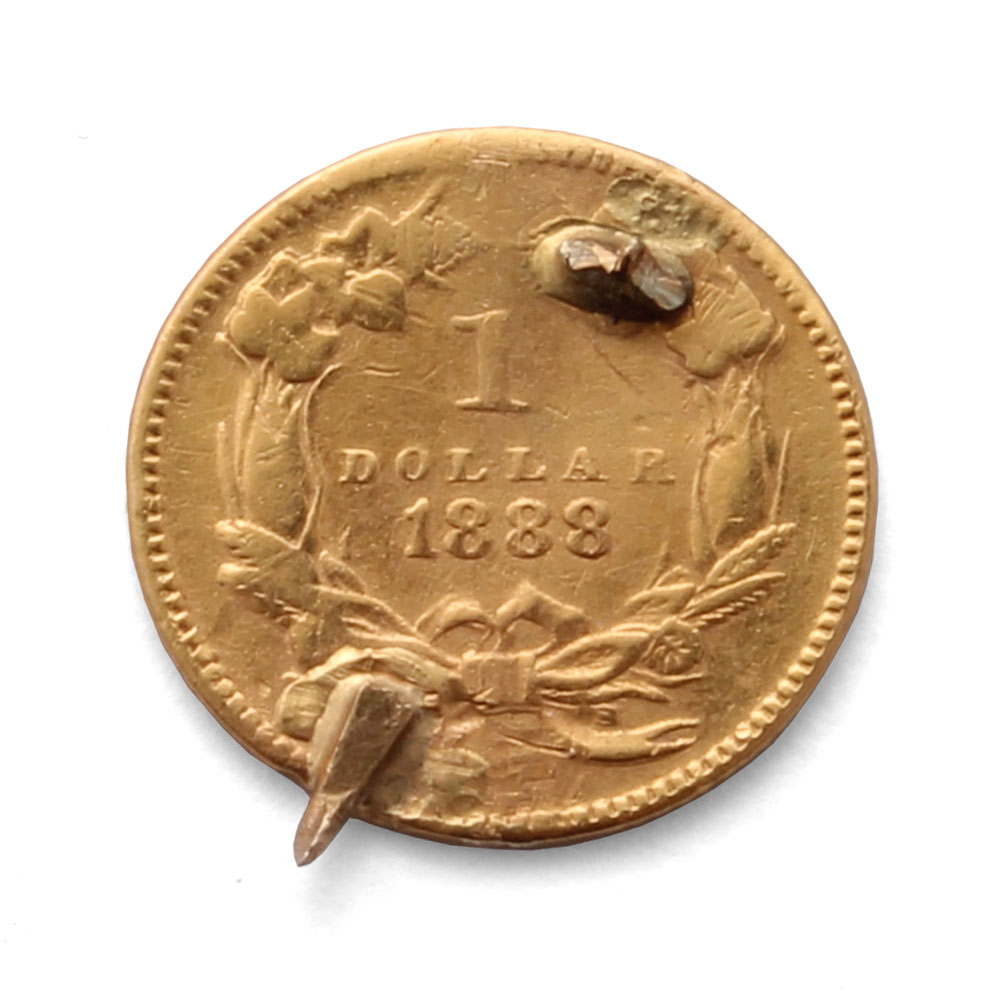 1888 US $1 Gold Coin