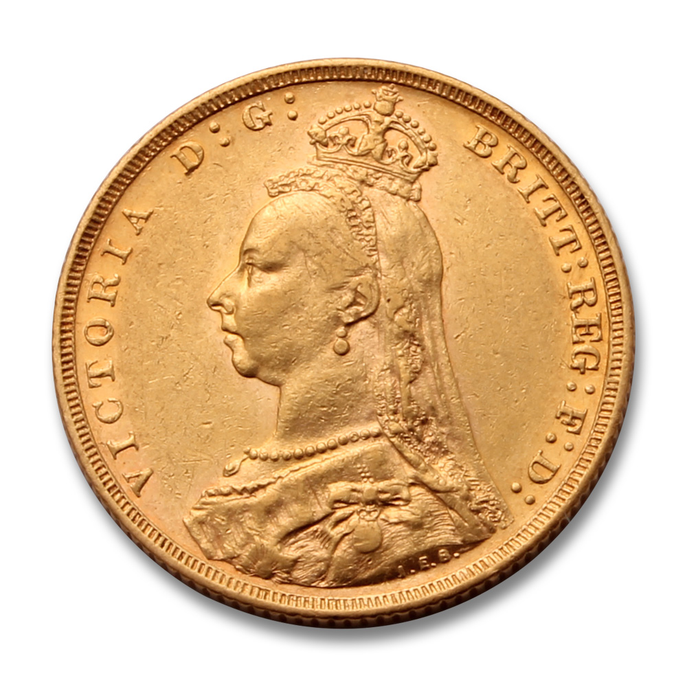 1889 Gold Sovereign (Victoria Jubilee Head)