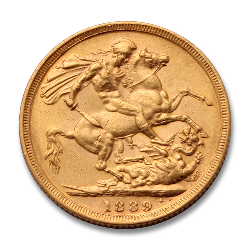 1889 Gold Sovereign (Victoria Jubilee Head)