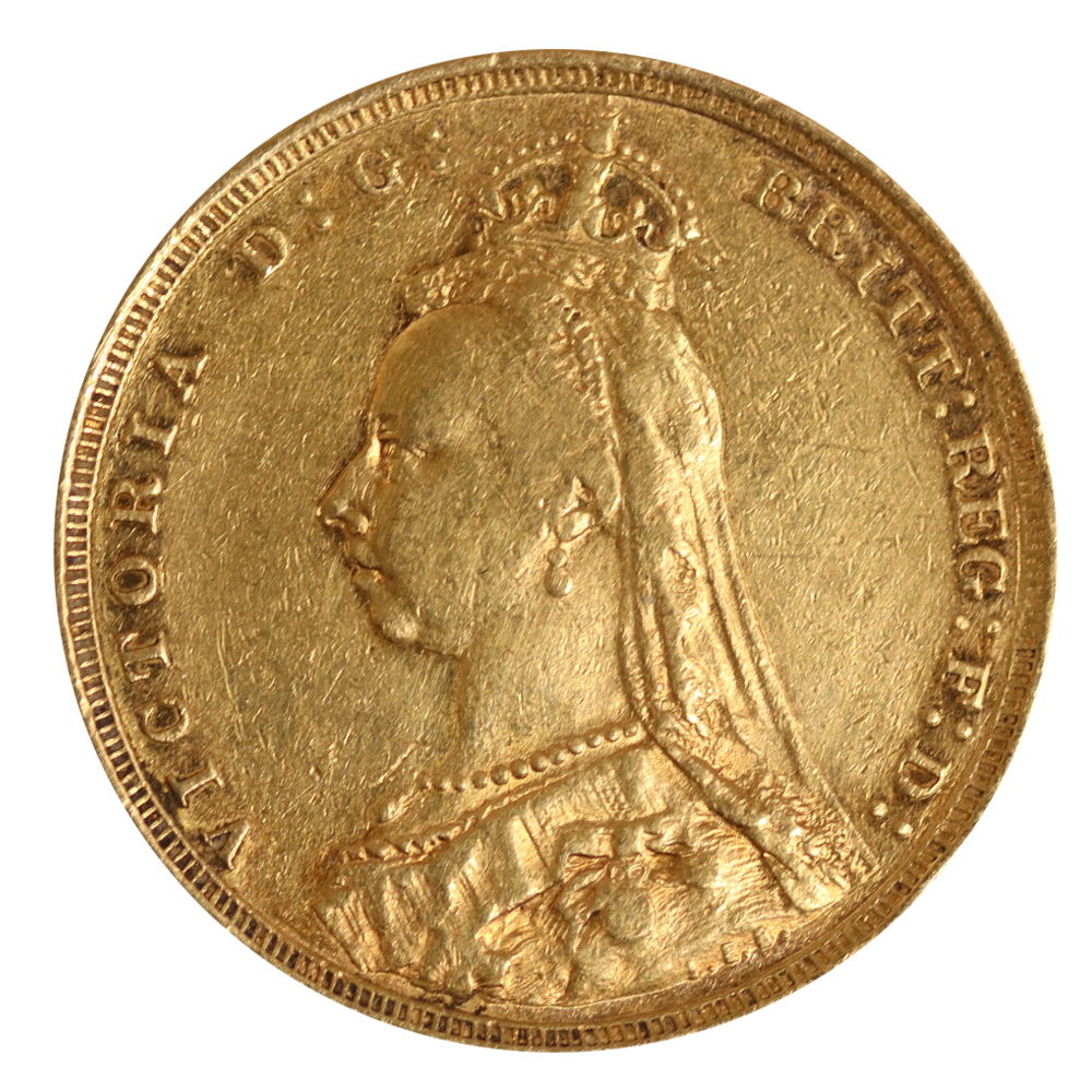1893 Queen Victoria Gold Sovereign Sydney