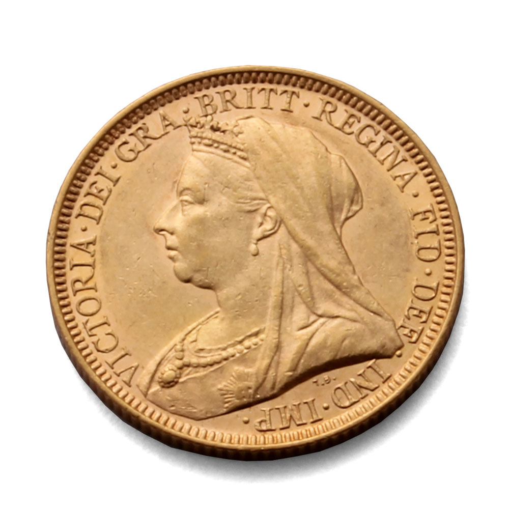 1894 Gold Sovereign Coin