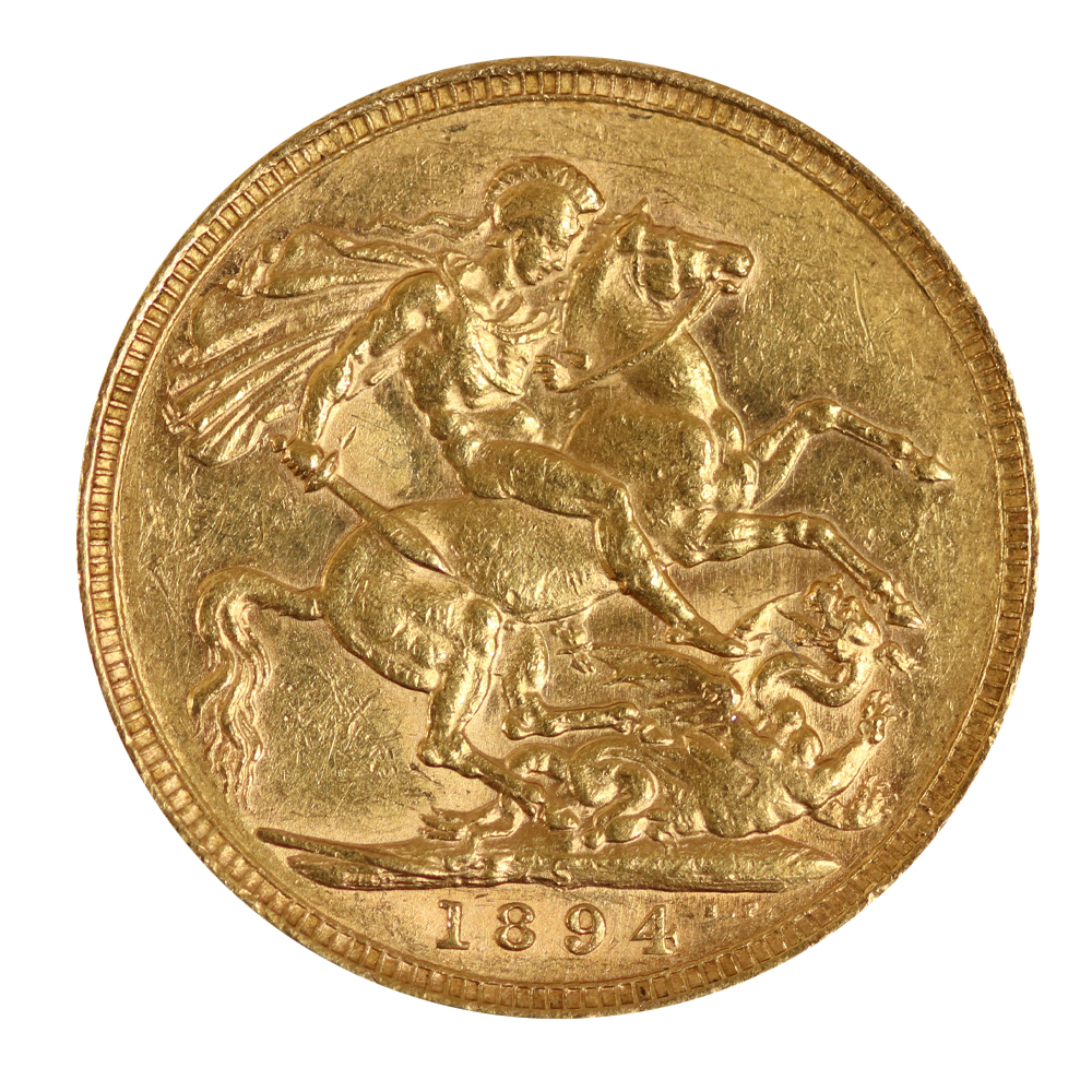 1894 Queen Victoria Gold Sovereign Sydney