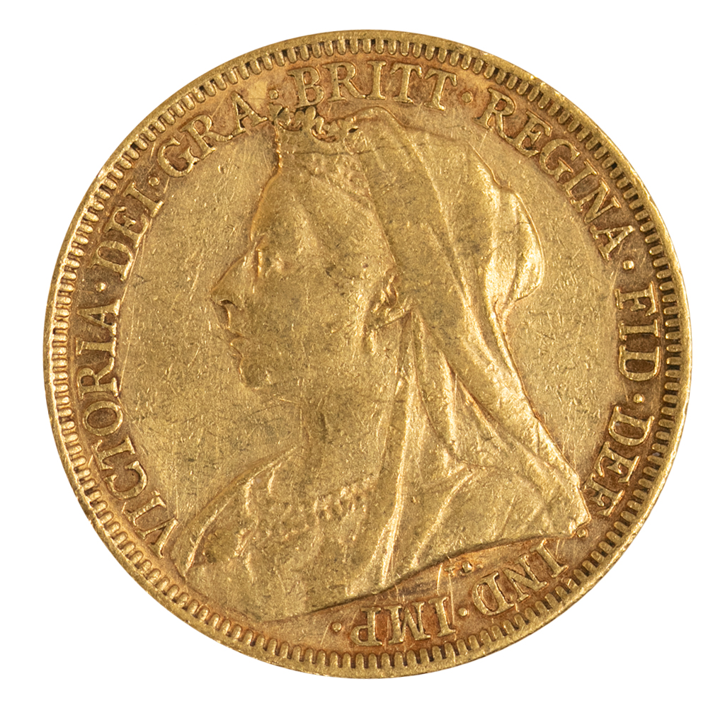 1896 Queen Victoria Gold Sovereign Melbourne