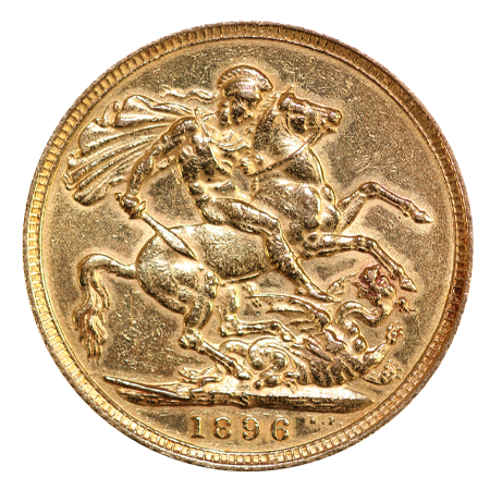 1896 Queen Victoria Gold Sovereign Sydney