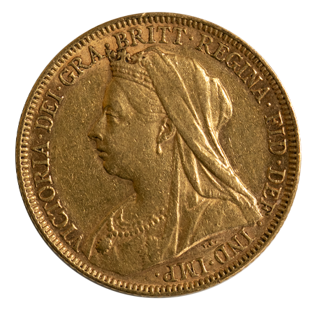 1897 Queen Victoria Gold Sovereign Melbourne