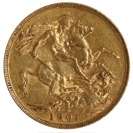 1901 King Edward VII Gold Sovereign Perth