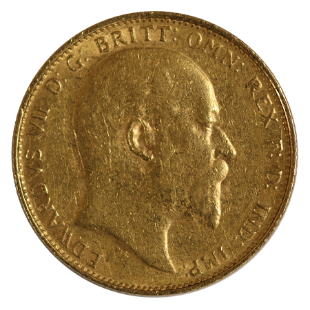 1910 Queen Victoria Gold Sovereign Melbourne