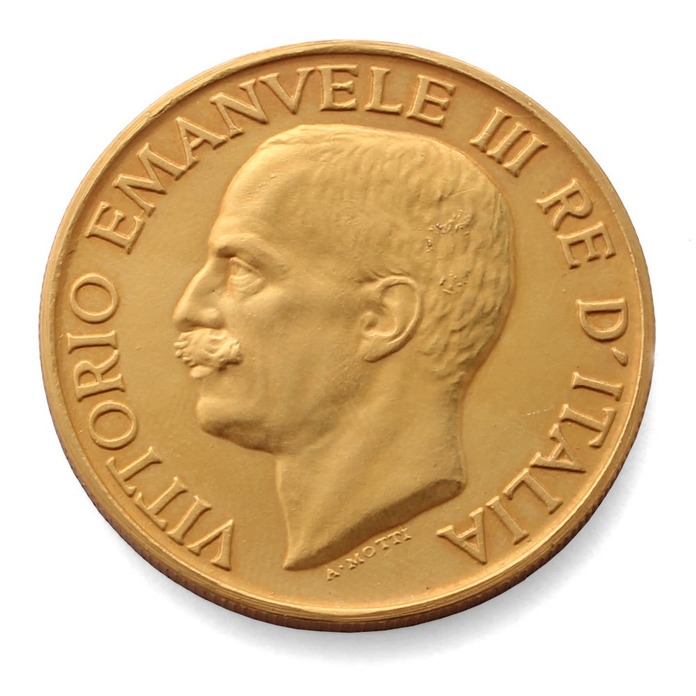 1923 100 Lire Gold Coin