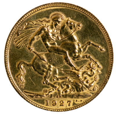 1927 King George V Gold South African Sovereign