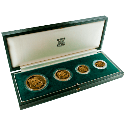 Gold Proof Sovereign Four Coin Set