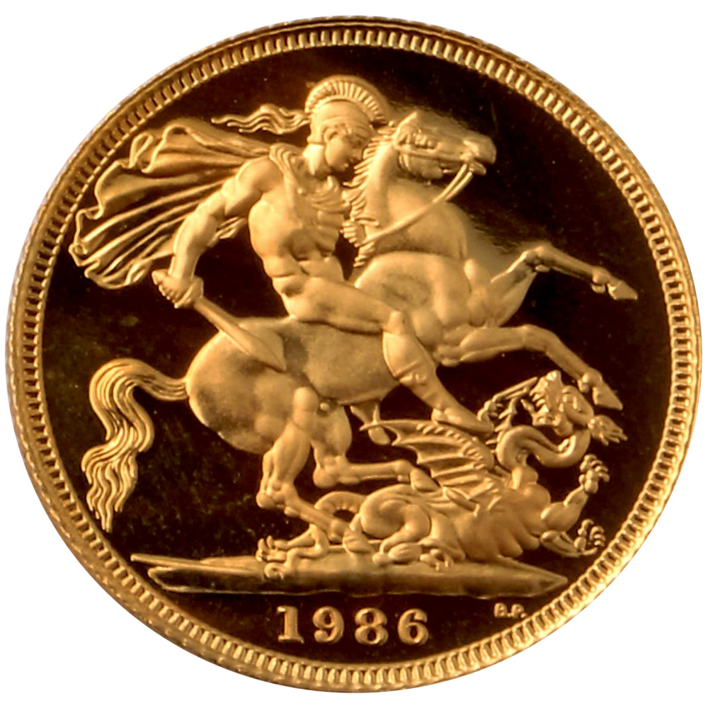 1986 Gold Proof Sovereign