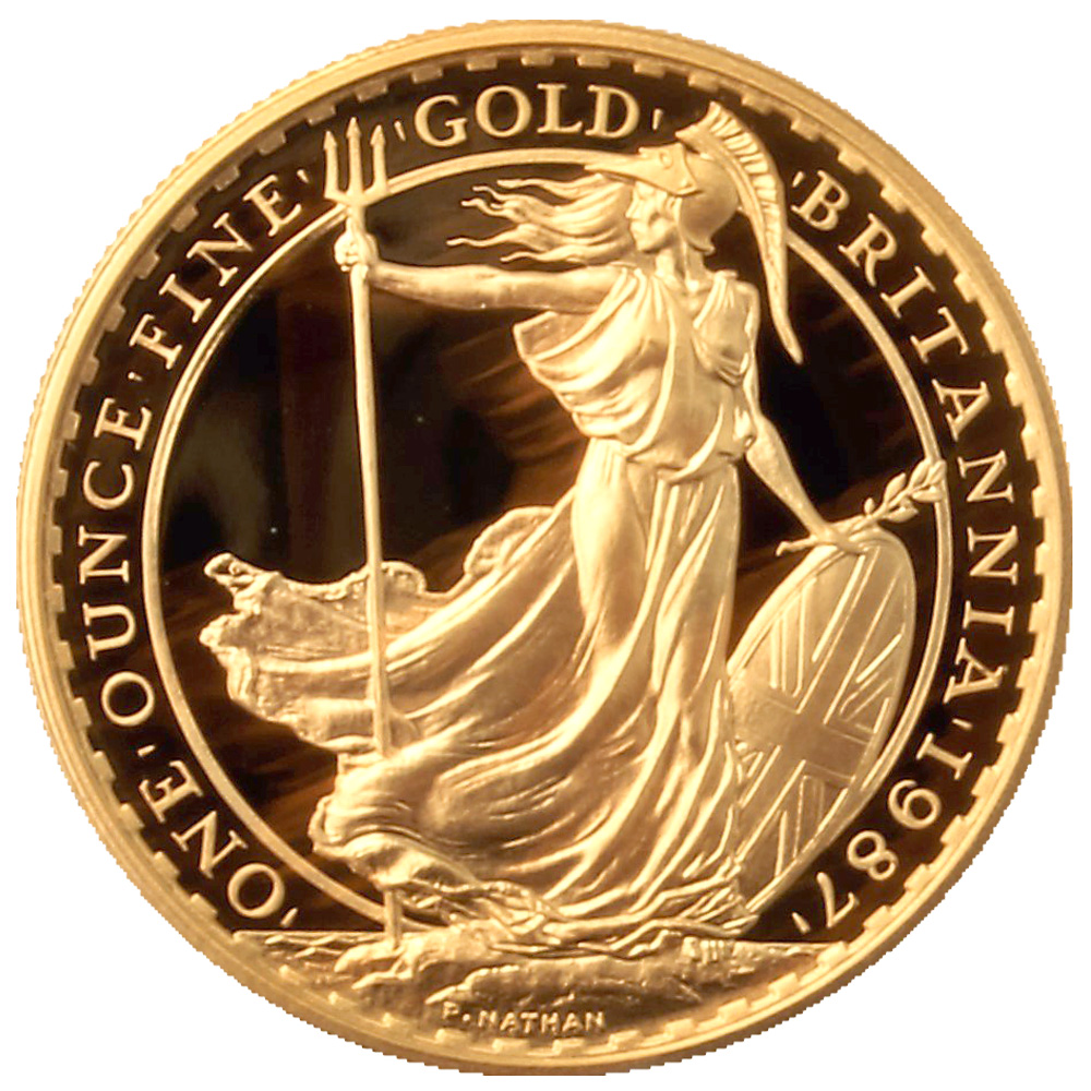 1987 Proof Gold Britannia 1oz