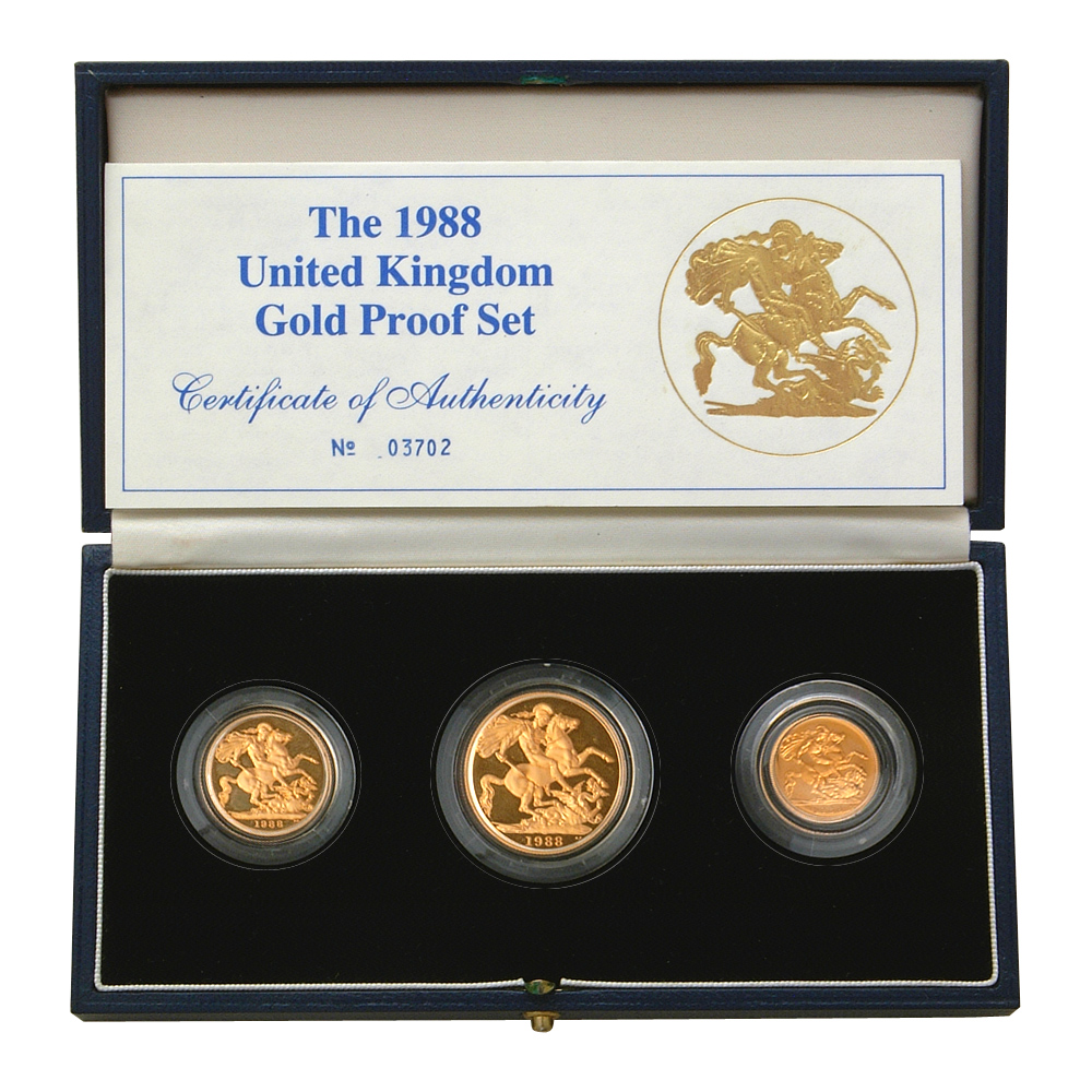 1988 Gold Proof Coin Set