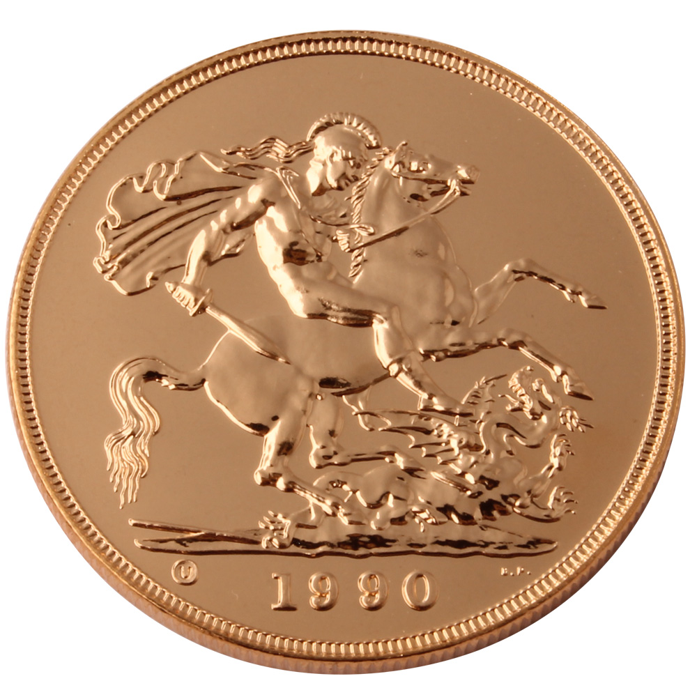 £5 1990 Gold Coin