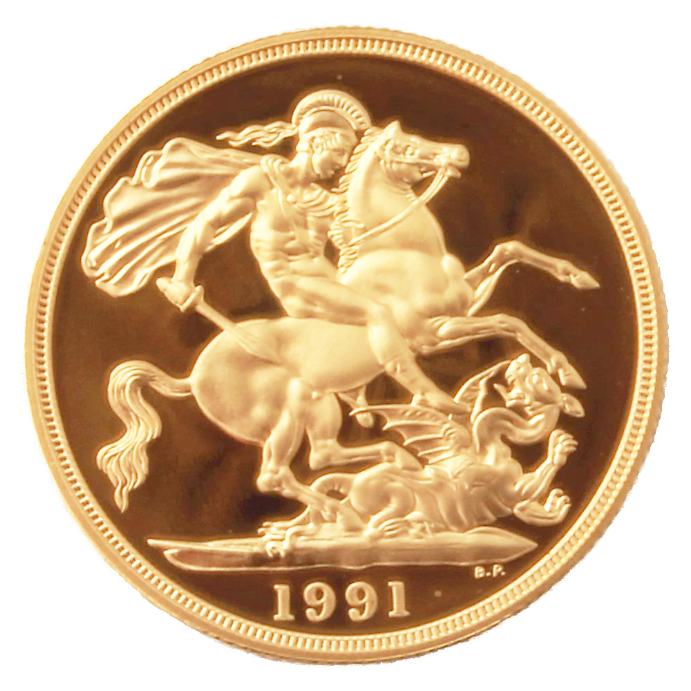 1991 Proof Double Sovereign