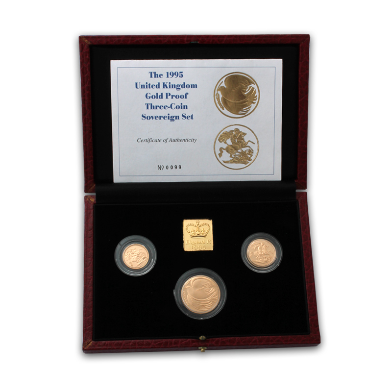 1995 Three Coin Proof Set