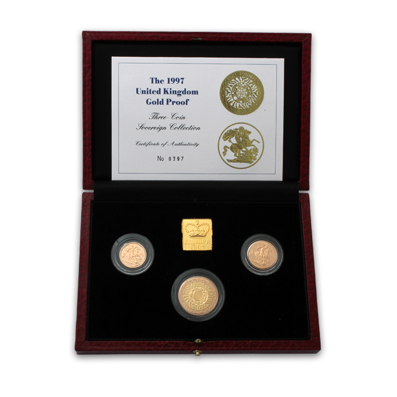 1997 Three Coin Proof Set