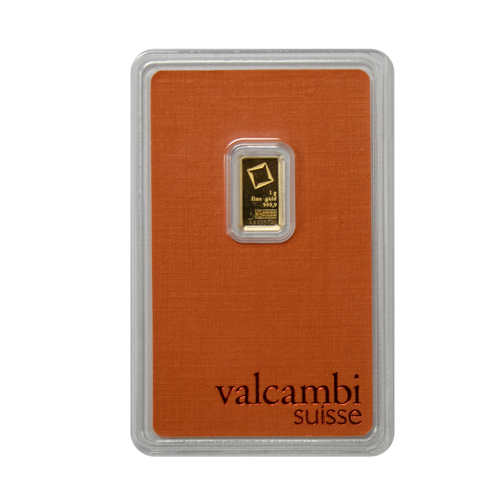 1g Gold Bar | Valcambi