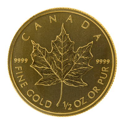 1/2 Ounce Gold Maple Leaf
