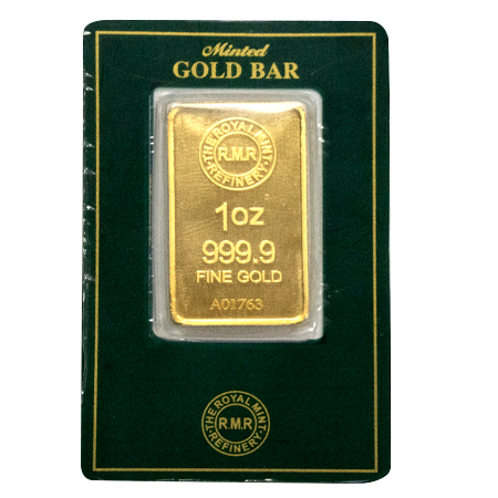 1oz Gold Bar Royal Mint