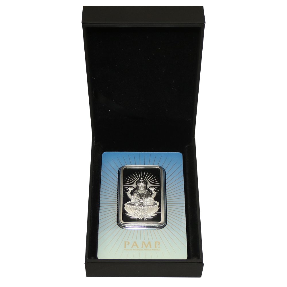 1oz Silver Bar PAMP 'Faith' Lakshmi in a Gift Box