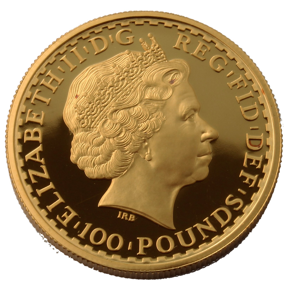 2001 Proof 1oz Gold Britannia