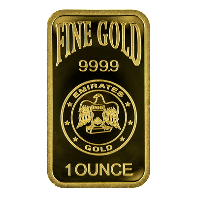 1oz Gold Bar - Emirates Gold Blister Pack