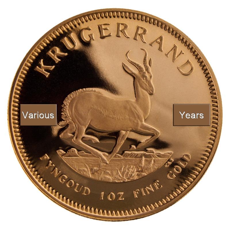 Mixed Year Krugerrand - Our Choice - Subscribers Only