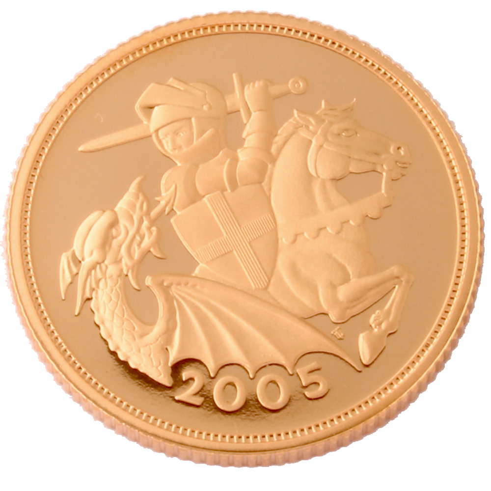 2005 Proof Half Sovereign