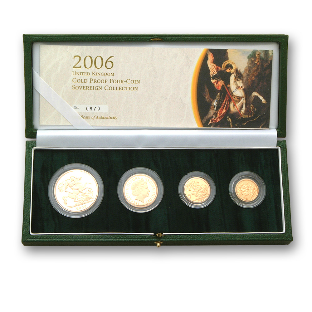 2006 Four Coin Gold Sovereign Proof Set