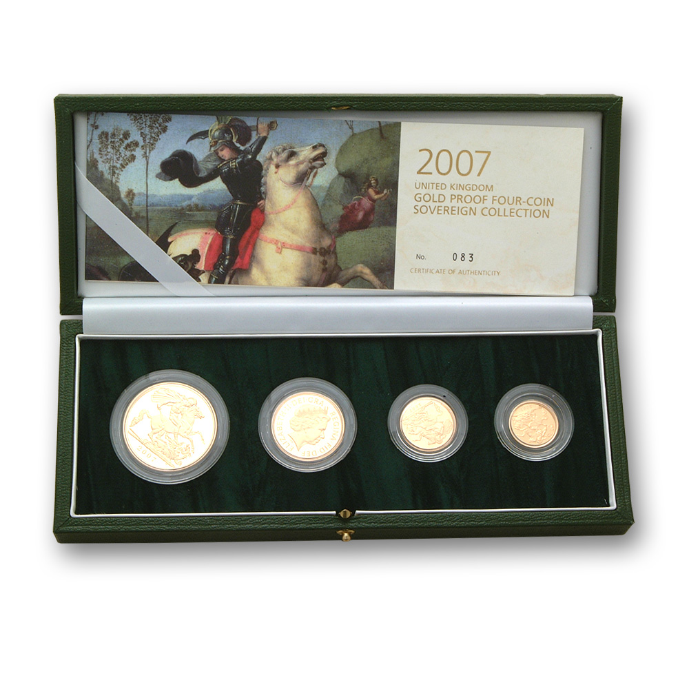 2007 Four Coin Gold Sovereign Proof Set