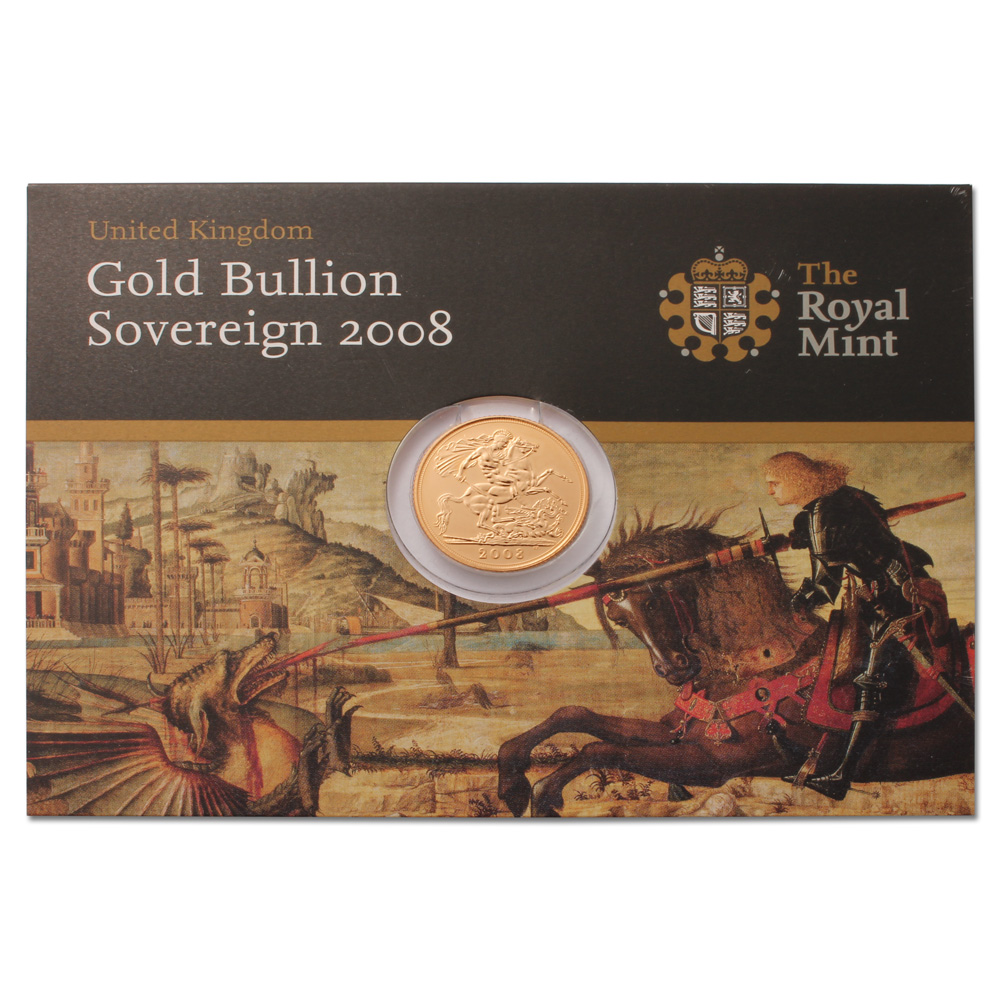 2008 Gold Sovereign in Presentation Packaging