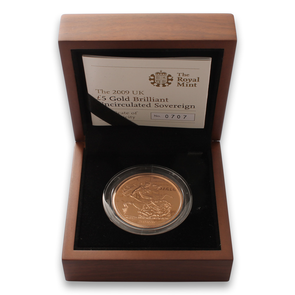 2009 Five Pound Gold Coin (Brilliant Uncirculated)