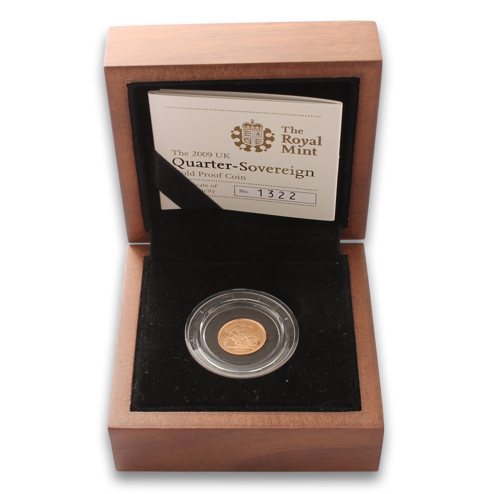 2009 Quarter Sovereign Gold Proof Coin