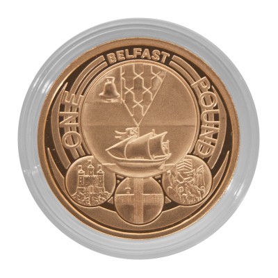 2010 Belfast Ãƒï¿½Ã¯Â¿Â½Ãƒï¿½Ã‚Â£1 Limited Edition Gold Proof Presentation Set