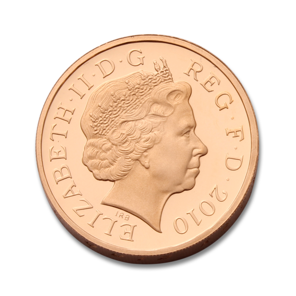 2010 Belfast £1 Gold Proof Coin