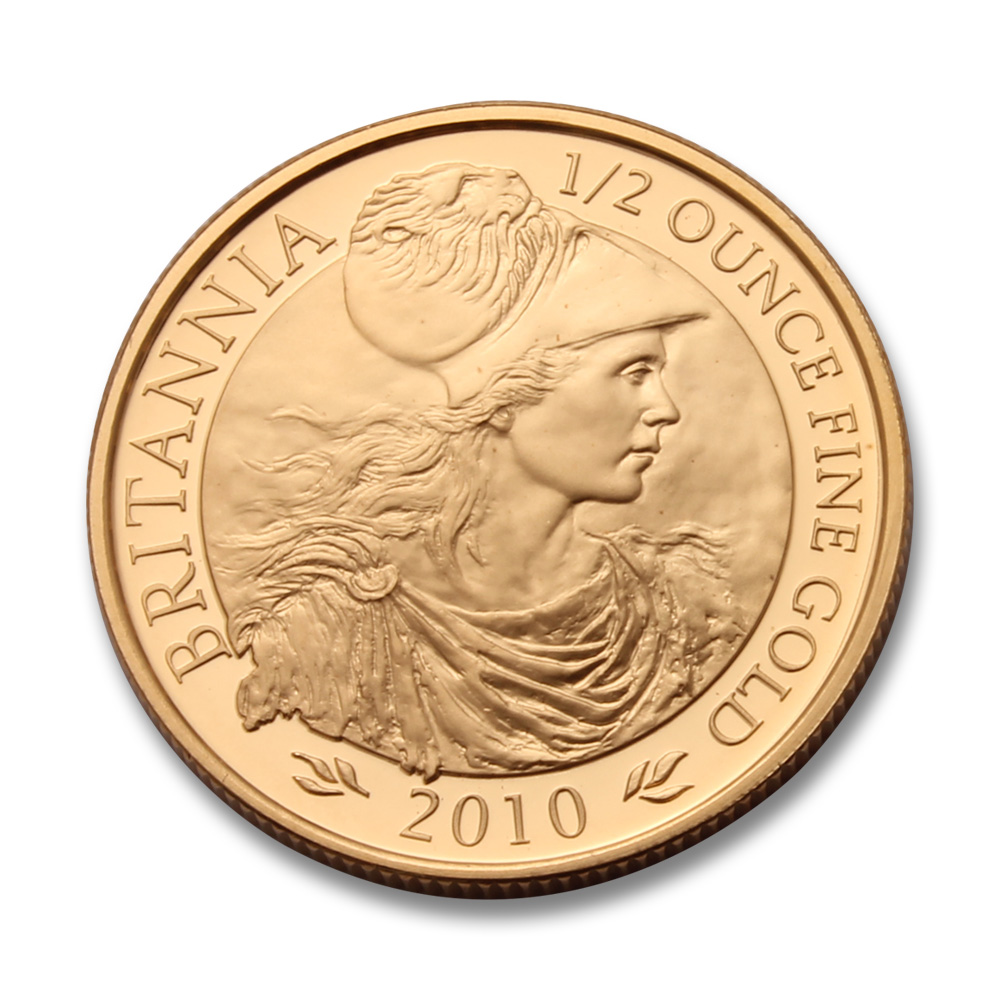 2010 Half Ounce Proof Gold Britannia