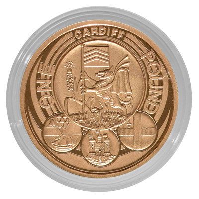 2011 Cardiff Ãƒï¿½Ã¯Â¿Â½Ãƒï¿½Ã‚Â£1 Limited Edition Gold Proof Presentation Set