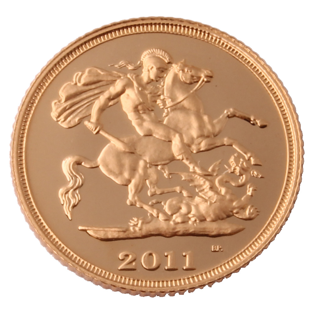 2011 Proof Half Sovereign