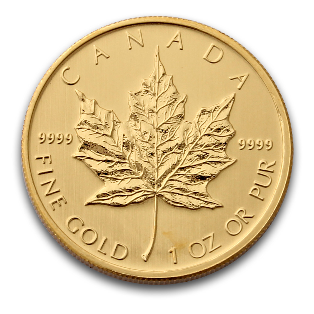 2012 Canadian 1oz Maple Leaf Gold Coin