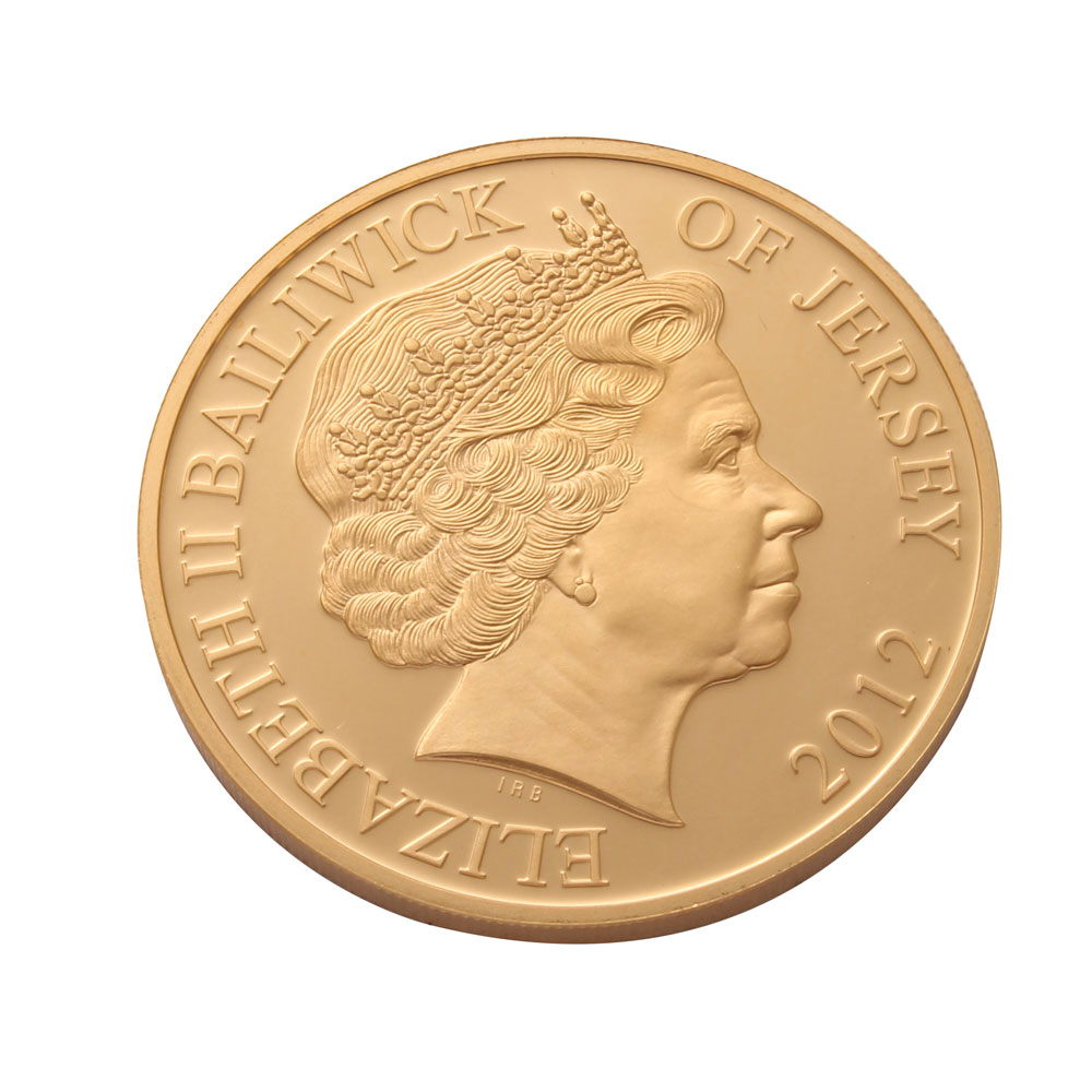 2012 £5 Jersey Diamond Jubilee Gold Coin