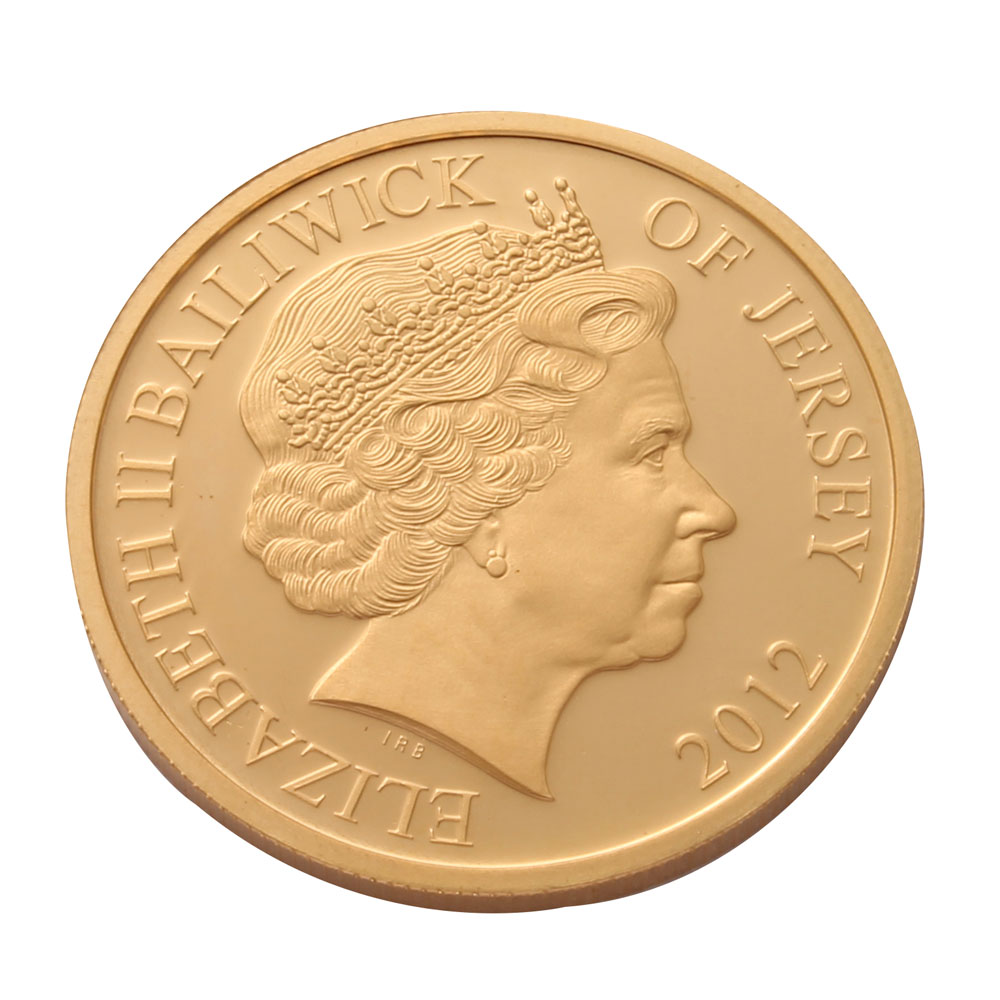 2012 £2 Jersey Diamond Jubilee Gold Coin