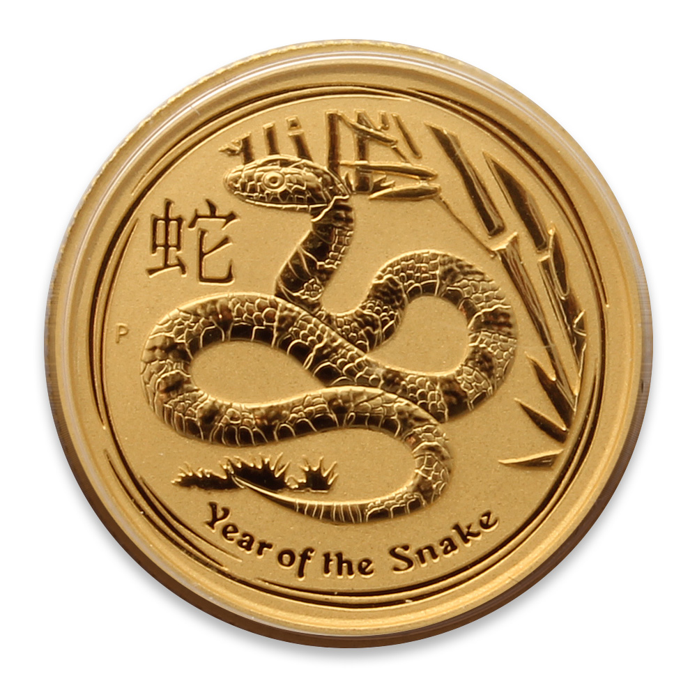 2013 1 oz Year of the Snake Gold Coin